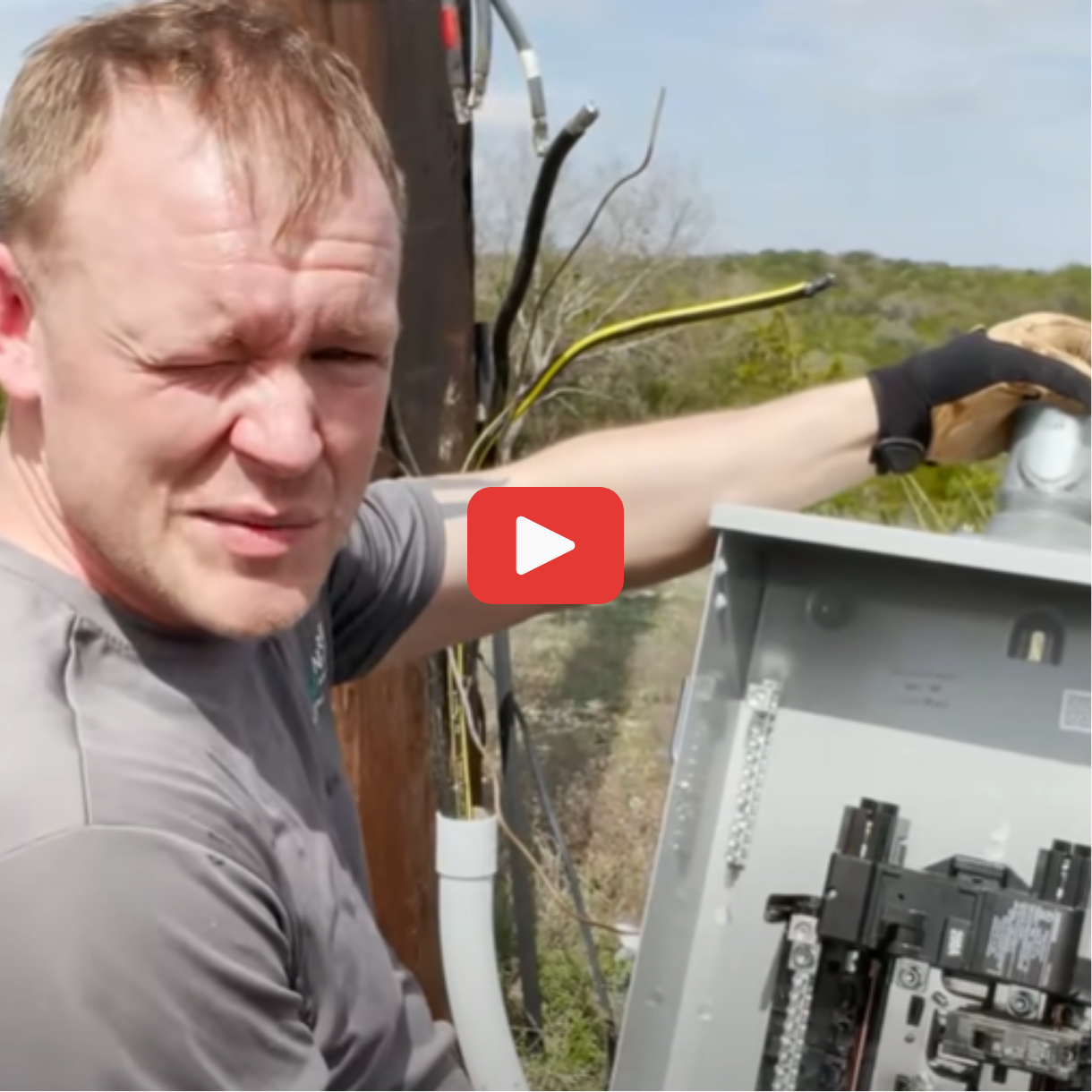 Emergency Service Call in BFE - QUICK ELECTRICAL SERVICE PANEL SWAP