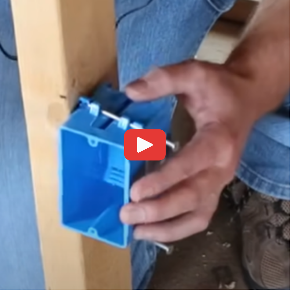 How To Install Rough In Electricity In A New Construction House ...